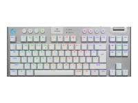 Tipkovnica Logitech G915 X LIGHTSPEED TKL, GL Tactile, Wireless, bela, SLO g. - 920-012737