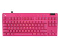 Tipkovnica Logitech G PRO X TKL RAPID, magenta, USB, SLO g. - 920-013253