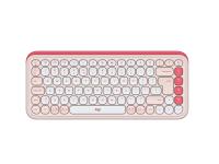 Tipkovnica Logitech Pop Icon Keys, Bluetooth, roza, SLO g. - 920-013073