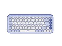 Tipkovnica Logitech Pop Icon Keys, Bluetooth, vijolična, SLO g. - 920-013074