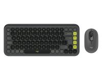 Tipkovnica in miška Logitech POP Icon Combo, Bluetooth, grafitna, SLO g. - 920-013140