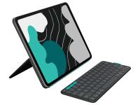 Ovitek s tipkovnico Logitech Flip Folio za iPad Pro 13 (M4) in iPad Air 13 (M2 & M3), grafit, Slo g. - 920-013388