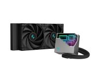 Komplet za tekočinsko hlajenje AIO Liquid Cooler DeepCool LT520, 240mm, RGB, črn - R-LT520-BKAMNF-G-1
