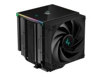 Hladilnik za procesor DeepCool AK620 DIGITAL, ARGB, 2x 120mm, 260W TDP, črn - R-AK620-BKADMN-G