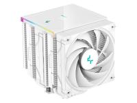 Hladilnik za procesor DeepCool AK620 DIGITAL, ARGB, 2x 120mm, 260W TDP, bel - R-AK620-WHADMN-G
