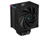 Hladilnik za procesor DeepCool AK500S DIGITAL, 120mm, LCD, ARGB, črn - R-AK500S-BKADMN-G