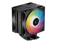 Hladilnik za procesor DeepCool AG400 Digital Plus ARGB, 2x 120mm,  črn - R-AG400-BKADMP-G-1