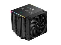 Hladilnik za procesor DeepCool AK620 Digital PRO, 2x 120mm, LCD, črn - R-AK620-BKAPMN-G