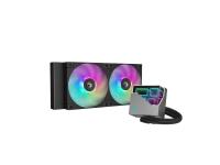 Komplet za tekočinsko hlajenje AIO Liquid Cooler DeepCool LT240 ARGB, 240mm, RGB, črn - R-LT240-BKAMNC-G-1