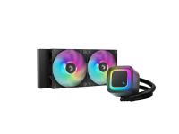Komplet za tekočinsko hlajenje AIO Liquid Cooler DeepCool LE240 V2, 240mm, ARGB, črn - R-LE240-BKAMMC-G-2