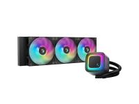 Komplet za tekočinsko hlajenje AIO Liquid Cooler DeepCool LE360 V2, 360mm, ARGB, črn - R-LE360-BKAMMC-G-2