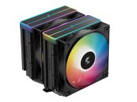 Hladilnik za procesor DeepCool AG620 BK ARGB V2, 2x120mm, črn - R-AG620-BKAMMN-GJD
