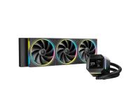 Komplet za tekočinsko hlajenje AIO Liquid Cooler DeepCool LM360, 360mm, LCD, ARGB, črn - R-LM360-BKDMMC-1
