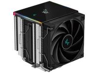 Hladilnik za procesor DeepCool AK620 DIGITAL SE, 2x120mm, ARGB, LCD, črn - R-AK620-BKADMN-GJD