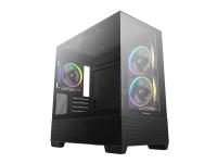 Računalniško ohišje DeepCool CG380 3F, mATX, Midi-Tower, kaljeno steklo, črno - R-CG380-BKAGM3-G
