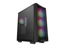 Računalniško ohišje DeepCool CC560 MESH V2, ATX, Midi-Tower, ARGB, Kaljeno steklo, črno - R-CC560-BKAMA4-G-2