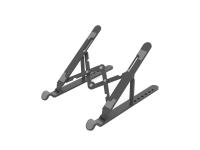 Stojalo za prenosnik, 10-17'', zložljivo, POM, črno, ORICO PFB-A24 - PFB-A24-BK-BP