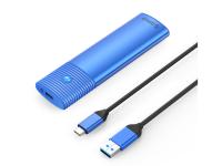 Zunanje ohišje za M.2 SATA 2230-2280 v USB 3.2 Gen1 Type-C, 5Gbps, aluminij, modro, ORICO PWM2 - PWM2-BL-EP