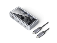 Priključna postaja USB-C, 6 v 1, 3x USB 3.0, HDMI, RJ-45, PD 100W, ORICO TM10-6P - TM10-6P-GY-EP