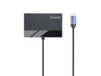 Priključna postaja USB-C, 7 v 1, 3x USB-A, HDMI, VGA, PD 100W, 3,5 mm audio, ORICO DM-7P - DM-7P-BK-BP
