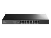 Switch CUDY GS1024E, Easy Smart, 24-Port, Gigabit, Rackmount, Light Managed - GS1024E