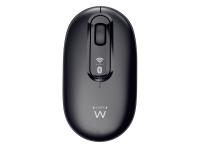Miška Ewent Dual-Connect Wireless, 1200dpi, Bluetooth, USB, črna - EW3241