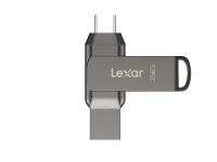 USB ključek Lexar JumpDrive Dual Drive D400, 256GB, USB 3.1 Type-C, 130 MB/s - LJDD400256G-BNQNG