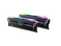 RAM DDR5 32GB Kit (2x 16) PC5-57600 7200MT/s CL34 1.4V, XMP, Lexar ARES RGB, črn - LD5U16G72C34LA-RGD
