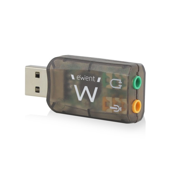 Zvočna kartica USB Virtual 5.1 3D, Ewent - EW3751