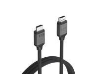 Kabel HDMI v HDMI 2.1a, M/M, 8K 60Hz, 4K 120Hz, UHS, HDR, 2m, pleten, LINQ - LQ48027
