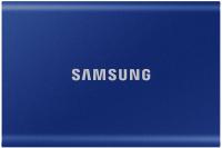 Zunanji SSD 1TB Type-C USB 3.2 Gen2 V-NAND UASP, Samsung T7, moder (MU-PC1T0H/WW) - MU-PC1T0H/WW