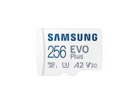 Spominska kartica Samsung EVO Plus, micro SDXC, 256GB, 160MB/s, U3, V30, A2, UHS-I, z adapterjem - MB-MC256SA/EU