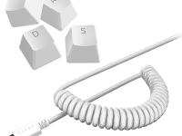 Komplet tipk PBT Keycap Upgrade Set Razer, Mercury White - RC21-01490900-R3M1