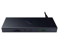 Priključna postaja USB-C Razer USB 4 Dock, 14 v 1, 4xUSB-A, 3xUSB-C, HDMI, DP,  RJ45, AUX, mSD/SD, črna - RC21-02280100-R3EK