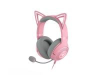 Slušalke Razer Kraken Kitty V2 Quartz, USB - RZ04-04730200-R3M1
