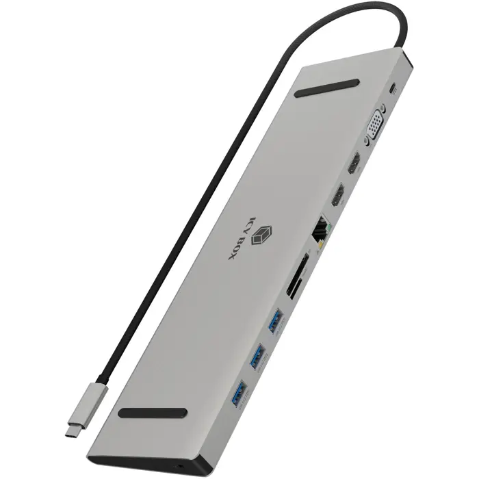Icy Box IB-DK2106a-CPD (silver, USB-C PD, HDMI)