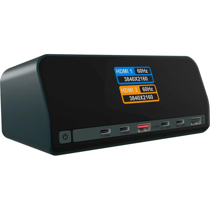 Icy Box IB-DK2300-CH (anthracite, with LCD display)