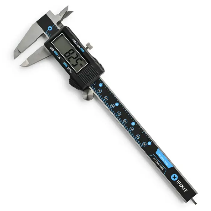 iFixit Digitaler Messschieber, 0,01 mm bis 150 mm - schwarz, blau-IF145-016-4