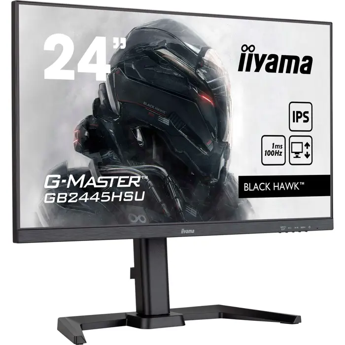 Iiyama G-Master GB2445HSU-B2 - 23.8 - black (matt), FullHD, IPS, Adaptive-Sync, 100Hz panel