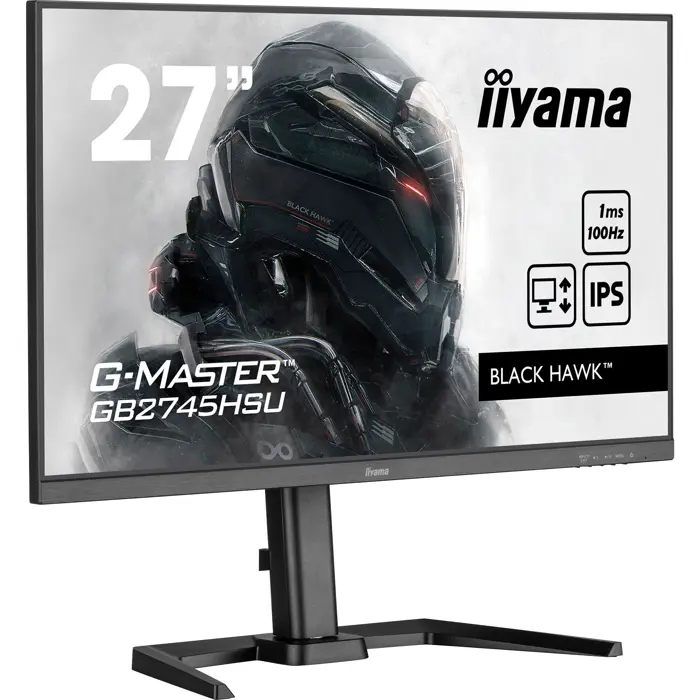 iiyama G-Master GB2745HSU-B2, gaming monitor - 27 - black (matt), FullHD, IPS, Adaptive-Sync, 100Hz panel