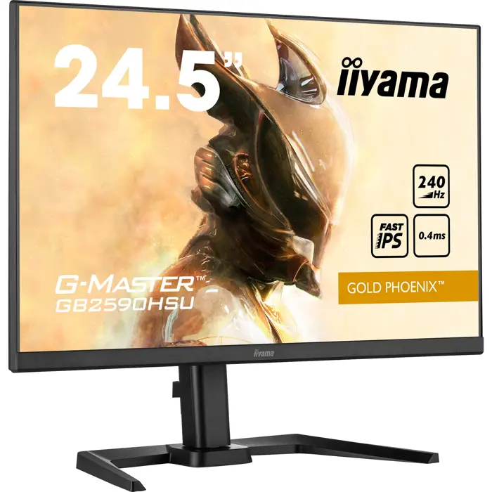 iiyama Gold Phoenix G-Master GB2790QSU-B5, gaming monitor - 27 - black (matt), QHD, AMD Free-Sync Premium, 240 Hz, 240Hz panel