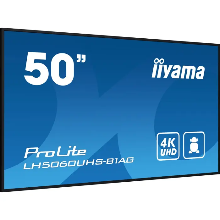 iiyama ProLite LH5060UHS-B1AG, Public Display (black (matt), UltraHD/4K, IPS, speakers)