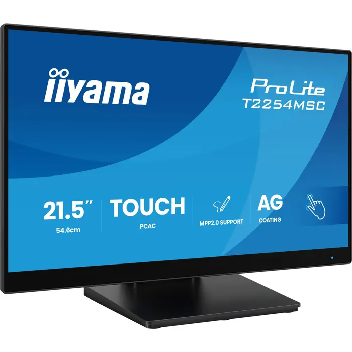 Iiyama ProLite T2254MSC-B2AG (54.6 cm (21.5 inches), black (matt), FullHD, IPS, touchscreen, USB hub, 100Hz panel)