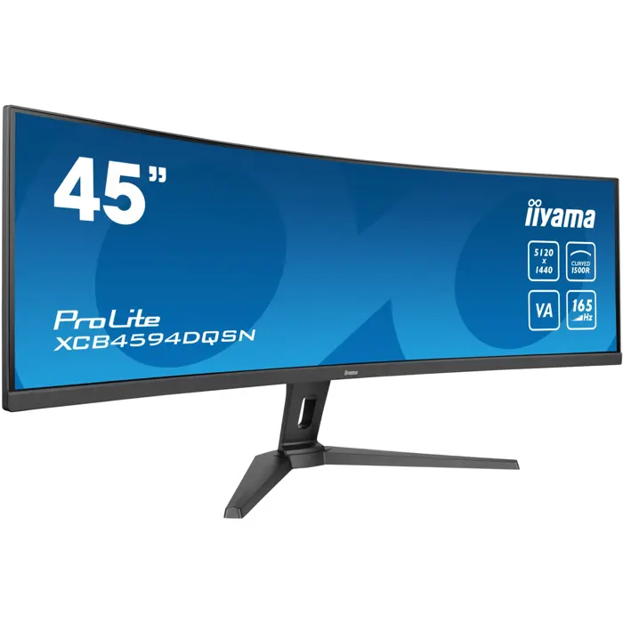 iiyama ProLite XCB4594DQSN-B1, gaming monitor - 44 - black (matt), DQHD, VA, curved, 165Hz panel
