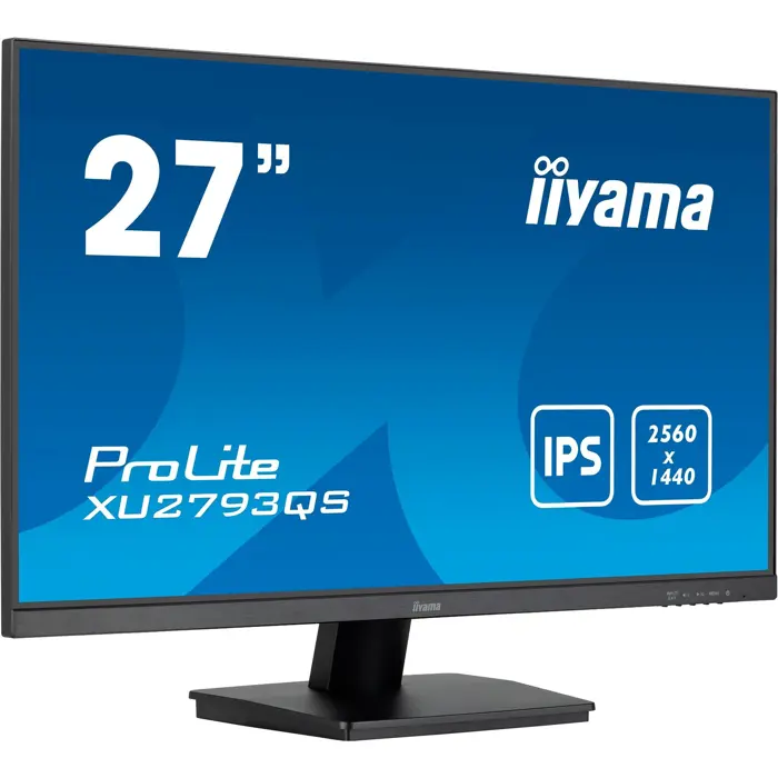 iiyama ProLite XU2793QS-B7, LED monitor - 27 - black (matt), QHD, IPS, Adaptive-Sync, 100Hz panel
