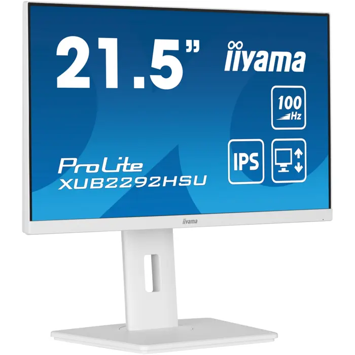 iiyama ProLite XUB2292HSU-W6, LED monitor - 22 - white (matt), FullHD, IPS, AMD Free-Sync, 100Hz panel