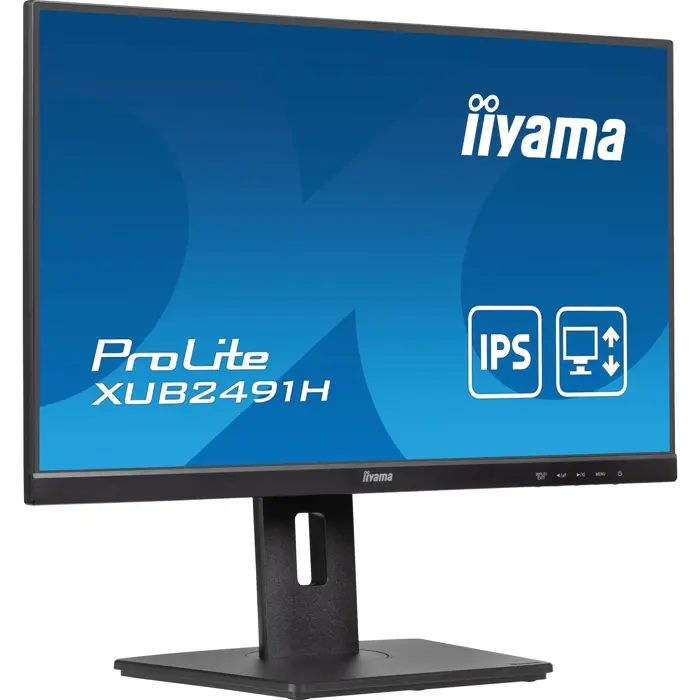 iiyama ProLite XUB2491H-B1, LED monitor - 23.8 - black (matt), FullHD, IPS, Adaptive Sync, ergonomic stand, 100Hz panel