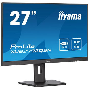 iiyama ProLite XUB2792QSN-B5, 68,6 cm (27"), 75Hz, QHD, IPS - DP, HDMI XUB2792QSN-B5