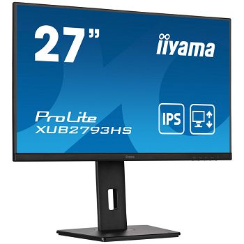 iiyama ProLite XUB2793HS-B6, 68,6 cm (27") 100 Hz, IPS - DP, HDMI-XUB2793HS-B6