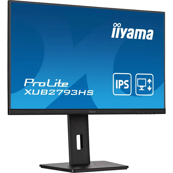iiyama ProLite XUB2793HS-B7, LED monitor - 27 - black (matt), FullHD, IPS, ergonomic stand, 100Hz panel